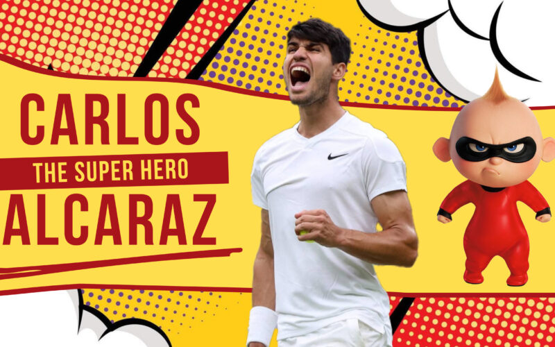 Carlos Alcaraz the Super Hero