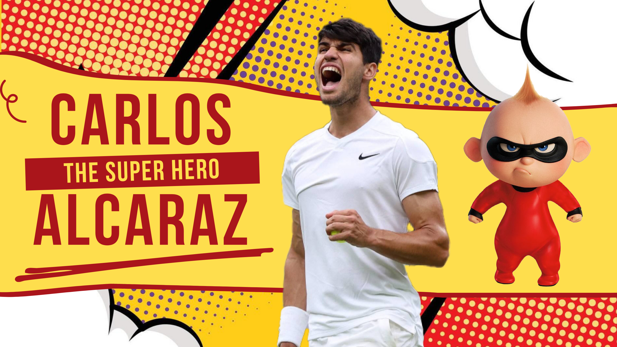 Carlos Alcaraz the Super Hero